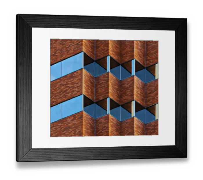Framed Print : Brick Symmetry Framed Print : Brick Symmetry