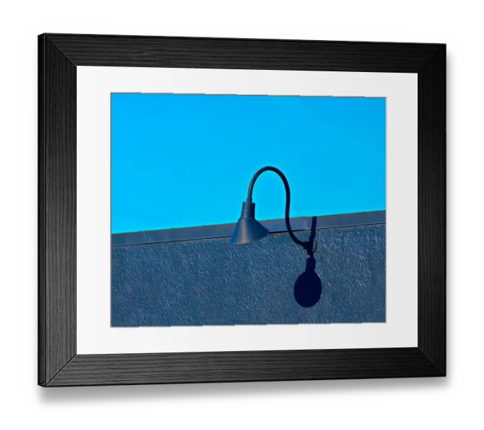 Framed Print : Black Lamp Shade Framed Print : Black Lamp Shade