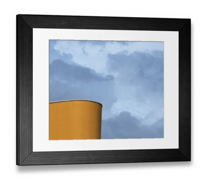 Framed Print : Orange Corner Framed Print : Orange Corner