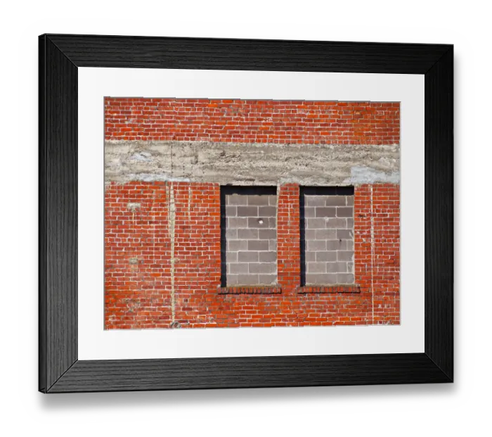 Framed Print : Old Brick Wall Framed Print : Old Brick Wall