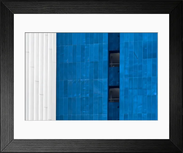 Framed Print : Blue Monolith Framed Print : Blue Monolith