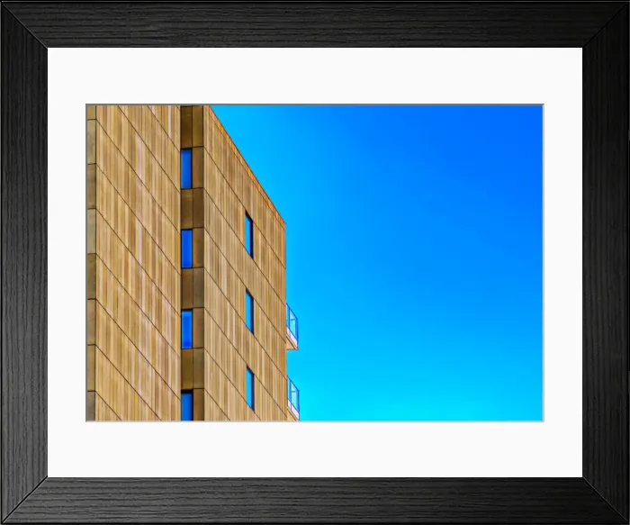 Framed Print : Sand Colored Skyscraper Framed Print : Sand Colored Skyscraper