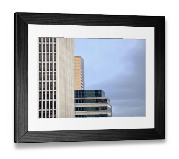 Framed Print : Portland Cityscape