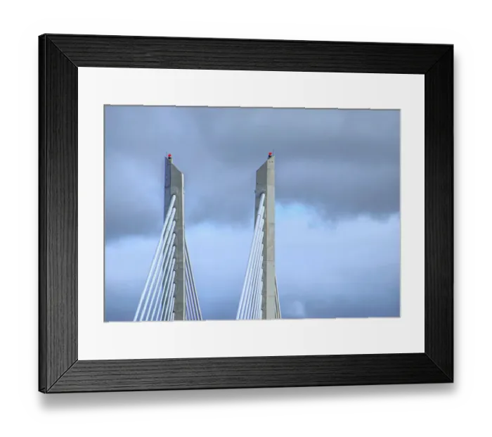Framed Print : The Tillicum Crossing Bridge Framed Print : The Tillicum Crossing Bridge