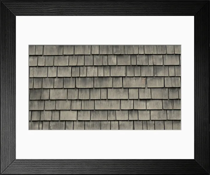 Framed Print : Cedar Shingles Framed Print : Cedar Shingles