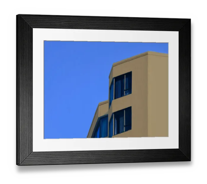 Framed Print : Biege Building Framed Print : Biege Building