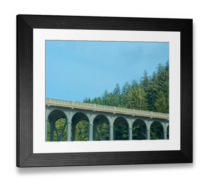 Framed Print : Highway 101 Bridge