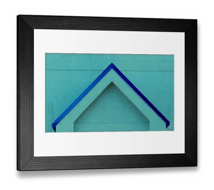 Framed Print : Green Geometry Framed Print : Green Geometry