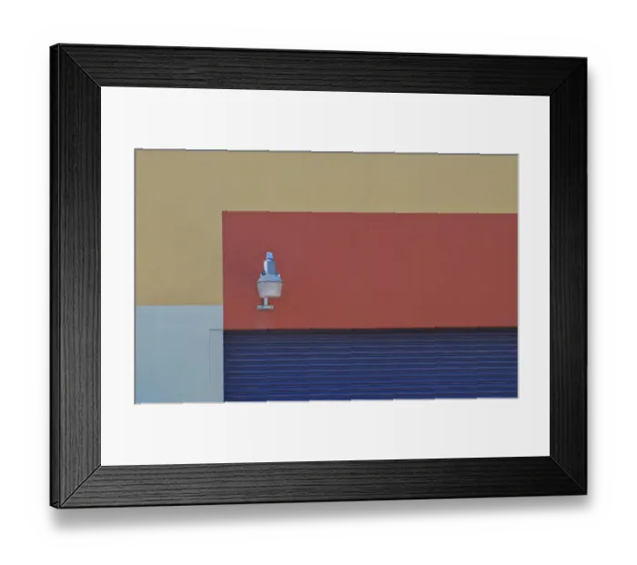 Framed Print : Colored Wall Framed Print : Colored Wall