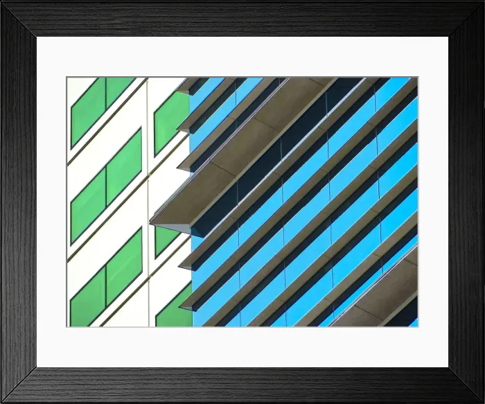Framed Print : Green and Blue Framed Print : Green and Blue