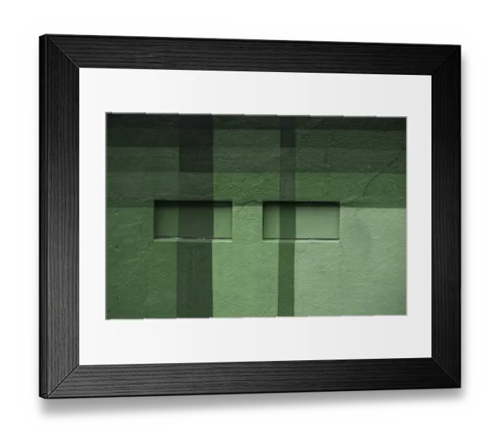 Framed Print : Green Stripes Framed Print : Green Stripes