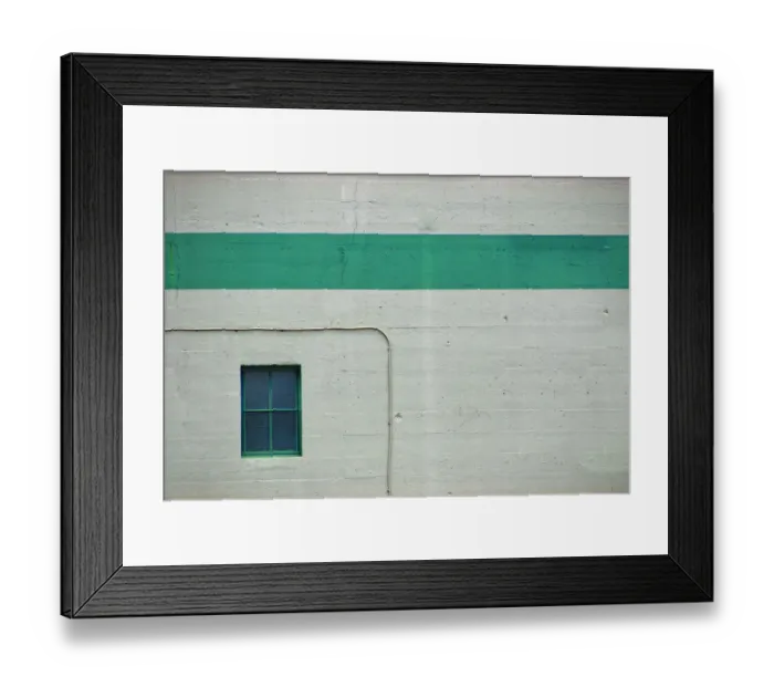 Framed Print : Green Stripe Framed Print : Green Stripe