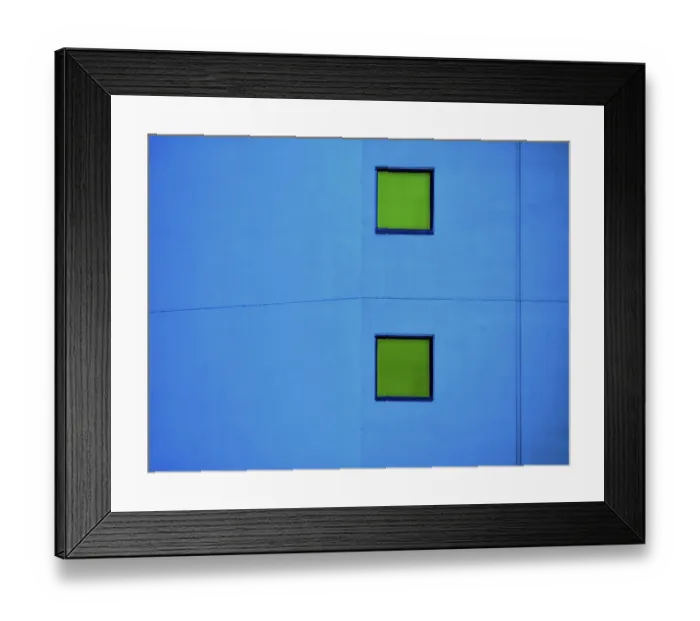 Framed Print : Blue Lines Framed Print : Blue Lines