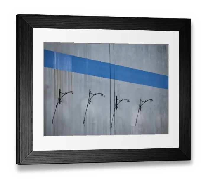 Framed Print : Four Hooked Shadows Framed Print : Four Hooked Shadows