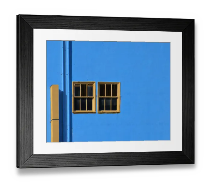 Framed Print : Orange Windows Framed Print : Orange Windows