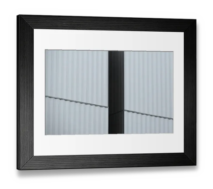 Framed Print : Steel Divide Framed Print : Steel Divide
