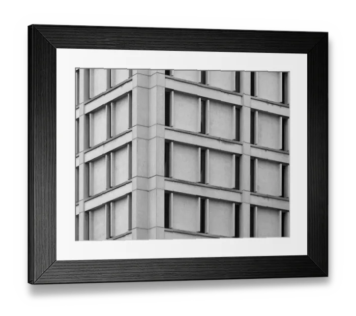 Framed Print : Concrete Designs
