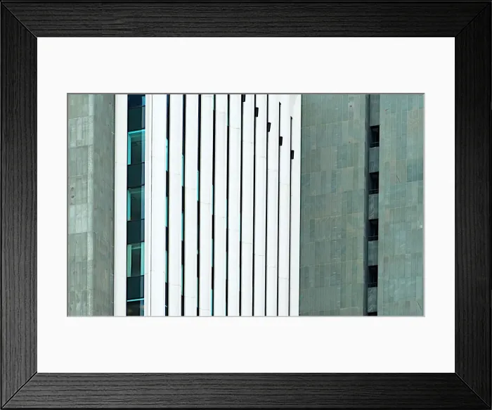 Framed Print : White on Green Framed Print : White on Green