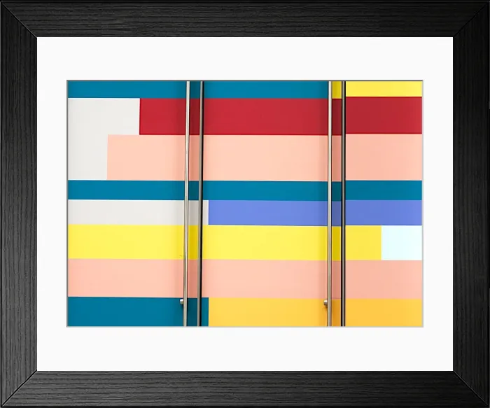 Framed Print : Concrete Rainbow Framed Print : Concrete Rainbow