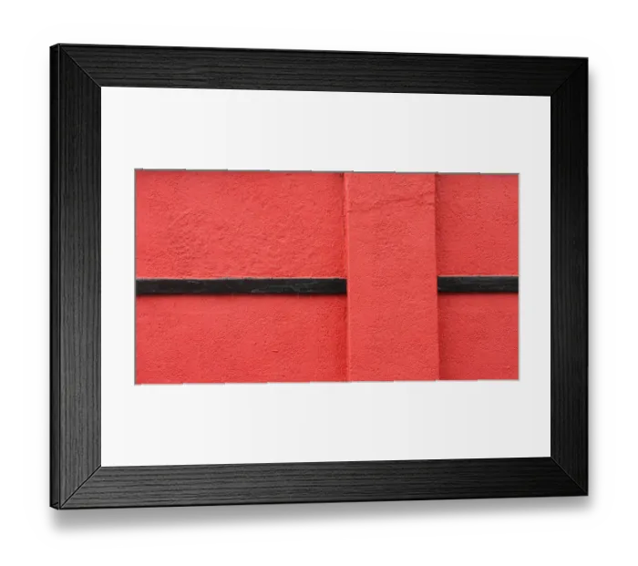 Framed Print : Red and Black Framed Print : Red and Black