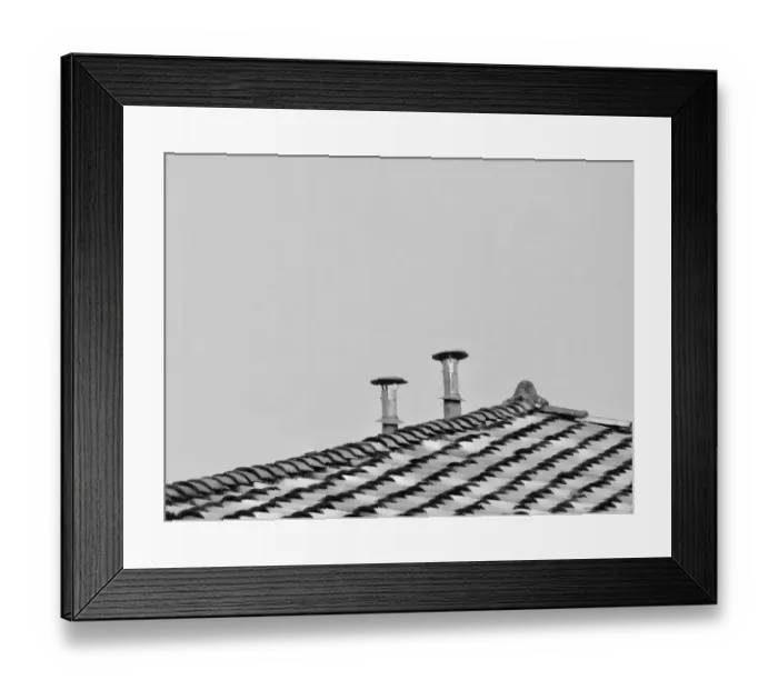 Framed Print : Terracotta Tiles Framed Print : Terracotta Tiles