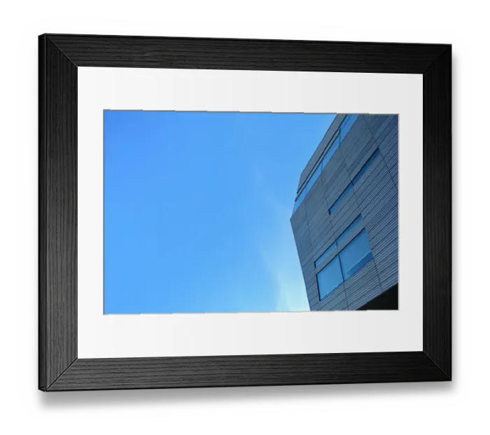 Framed Print : Steel Blue Design Framed Print : Steel Blue Design