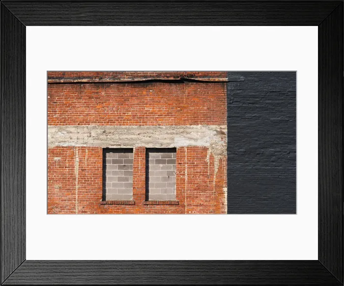 Framed Print : Black and Brick Framed Print : Black and Brick