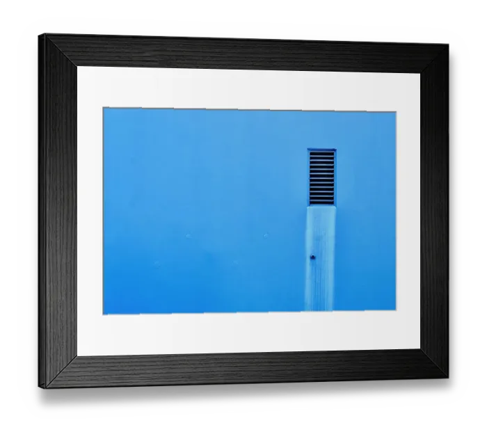 Framed Print : Blue Vent. A color photo of a vent on a wall to a commercial building in Portland, Oregon Framed Print : Blue Vent. A color photo of a vent on a wall to a commercial building in Portland, Oregon