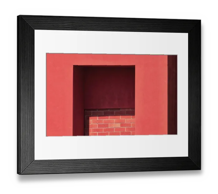Framed Print : Red Alcove