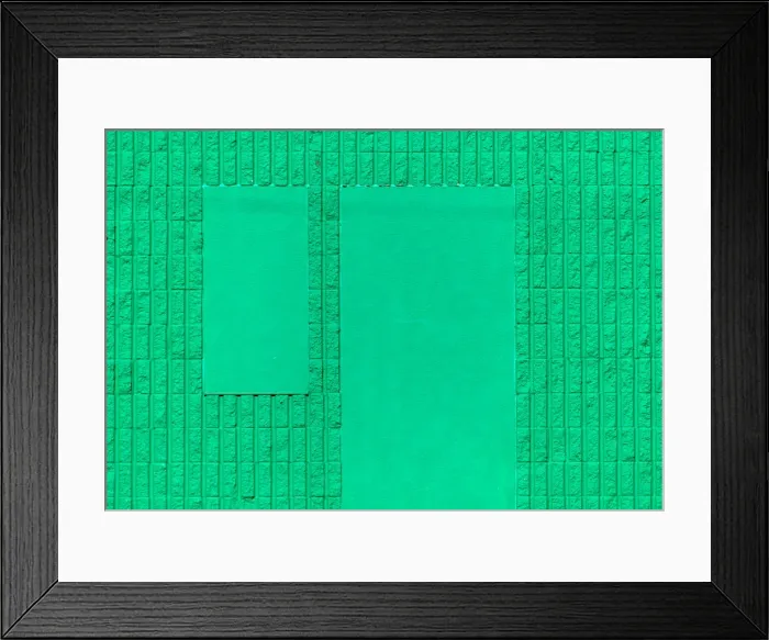 Framed Print : Green Ghost Door Framed Print : Green Ghost Door
