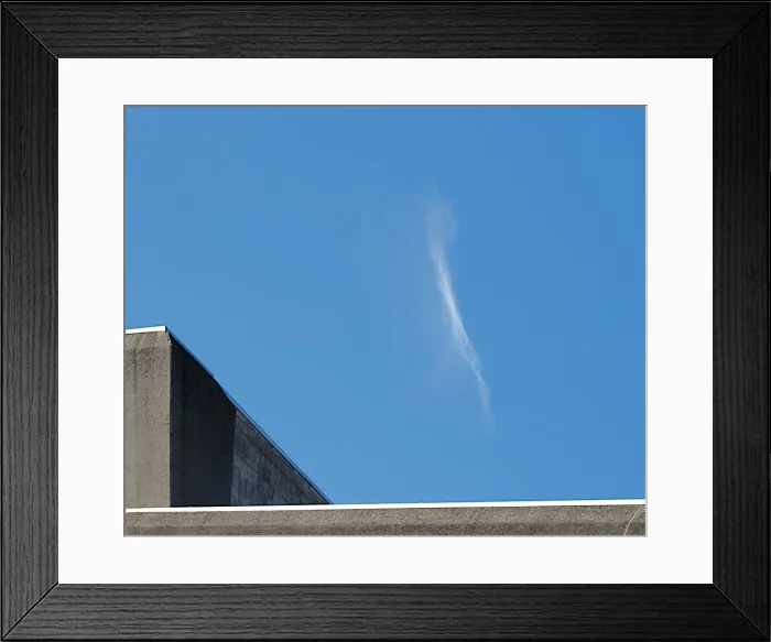Framed Print : Cloud and Concrete Framed Print : Cloud and Concrete