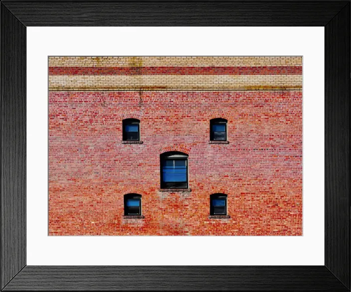 Framed Print : Brick Quintet Framed Print : Brick Quintet