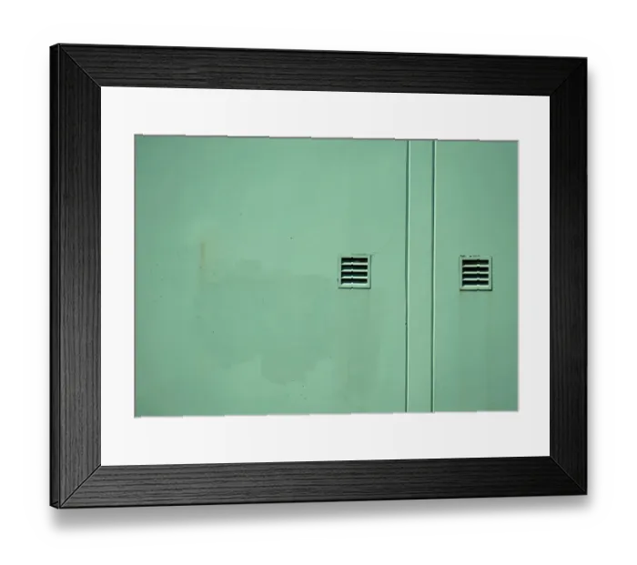 Framed Print : Green Lines Framed Print : Green Lines