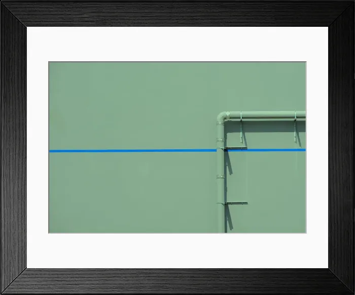 Framed Print : Pipe and Stripe