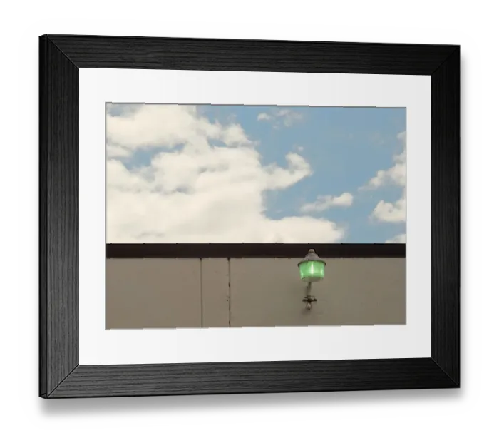 Framed Print : Green Light Framed Print : Green Light