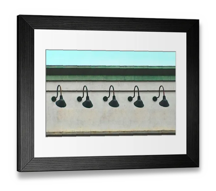 Framed Print : Five Lamps Framed Print : Five Lamps