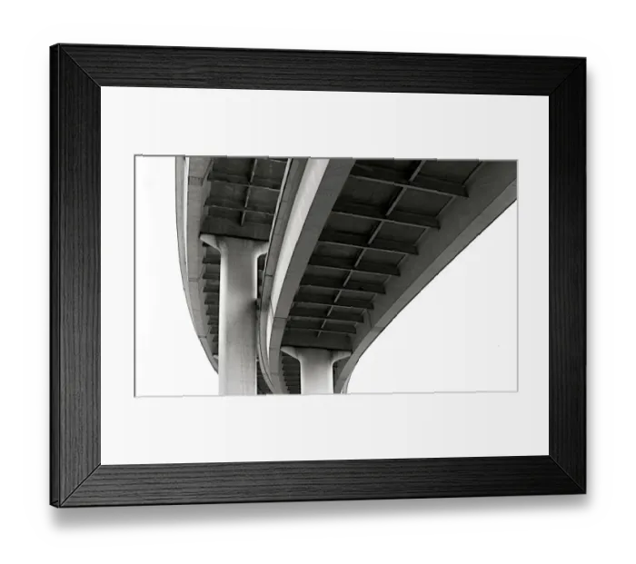 Framed Print : Highway Overpass