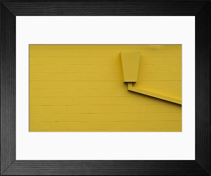 Framed Print : Yellow Drain Framed Print : Yellow Drain