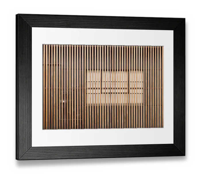 Framed Print : Wooden Stripes Framed Print : Wooden Stripes