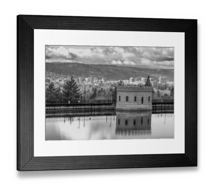 Framed Print : Mount Tabor Reservoir Framed Print : Mount Tabor Reservoir