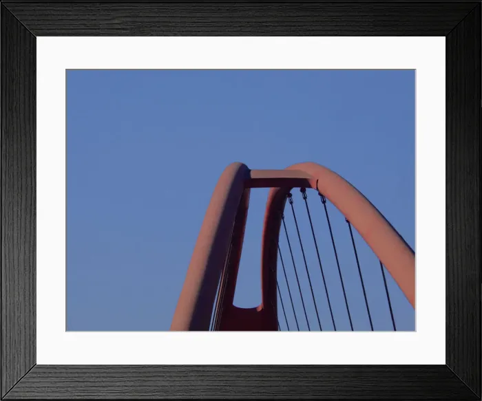 Framed Print : Red Bridge
