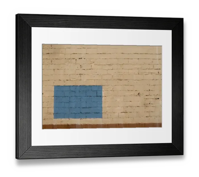 Framed Print : Concrete Window Framed Print : Concrete Window