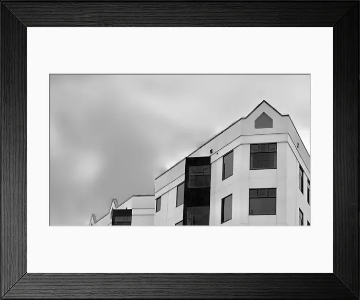 Framed Print : Black Windows Framed Print : Black Windows