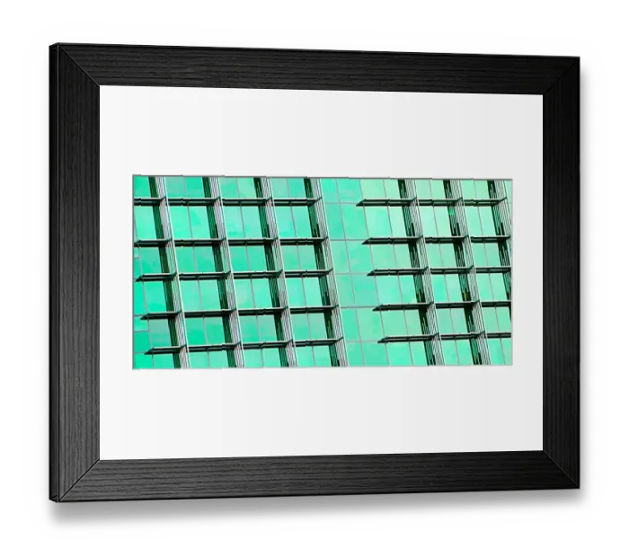 Framed Print : Green Glass Framed Print : Green Glass