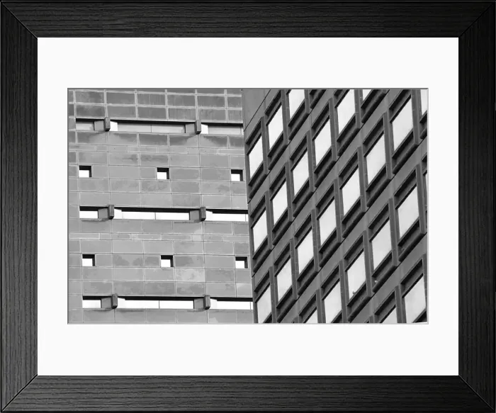 Framed Print : Duo Aedificia Framed Print : Duo Aedificia
