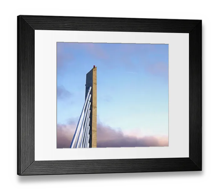 Framed Print : Cables To The Clouds Framed Print : Cables To The Clouds