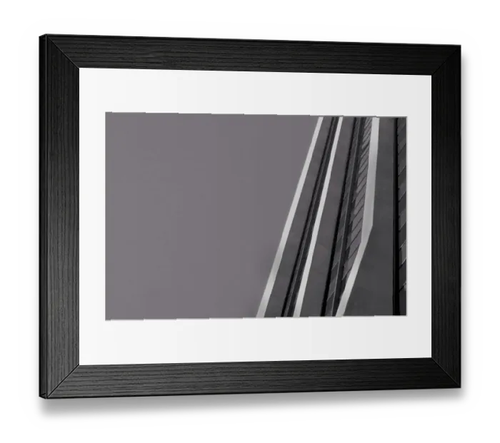 Framed Print : Slanted Scraper Framed Print : Slanted Scraper
