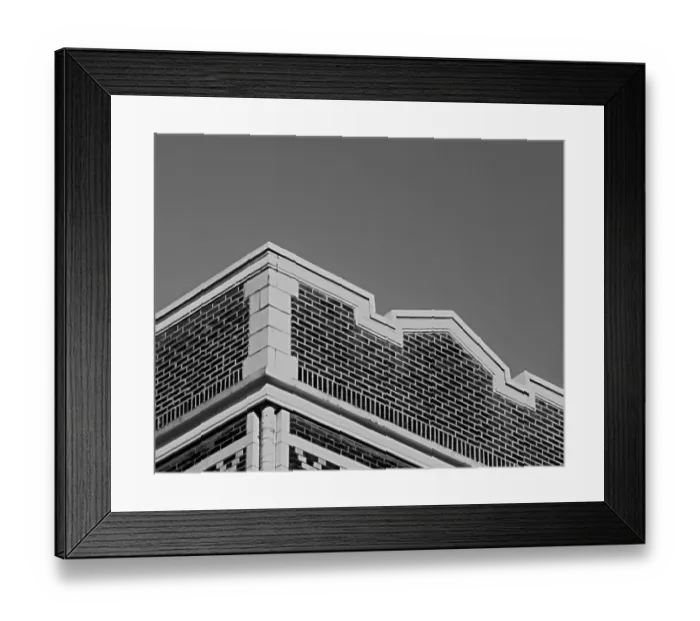 Framed Print : Black Brick Framed Print : Black Brick