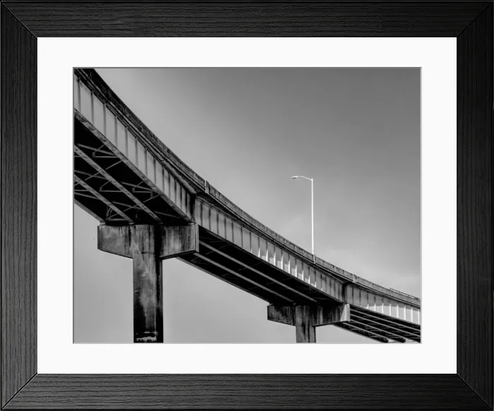 Framed Print : Light and Overpass Framed Print : Light and Overpass