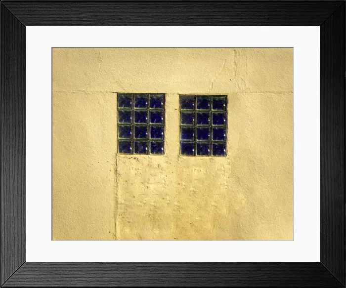 Framed Print : Blue Eyed Windows Framed Print : Blue Eyed Windows